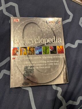 Google Silver e.encyclopedia Reference Book with Multicolor Icons